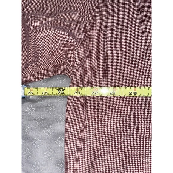 Brooks Brothers Shirt Mens Size XL Button Up Long Sleeve Red Knit Woven Cotton - Picture 7 of 12